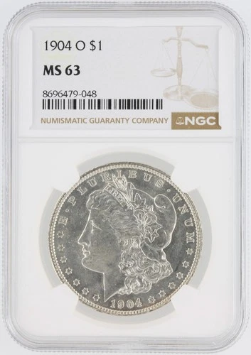1904-O Morgan Silver Dollar NGC MS63 S$1 New Orleans Minted No Reserve