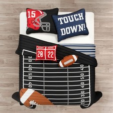 Lush Decor American Reversible Queen Size 5 Piece Set - Set