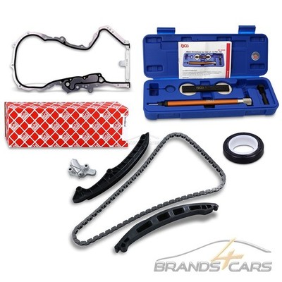 FEBI STEUERKETTENSATZ FÜR AUDI A3 SEAT SKODA VW GOLF POLO TIGUAN TOURAN 1.4 TSI