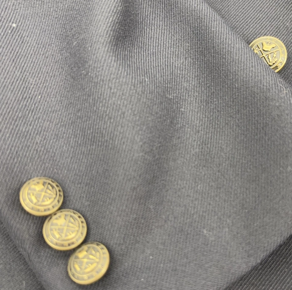 Chaqueta Blazer Nordstrom Azul Marino Oscuro Jóvenes Niños Talla 10 Regular Foto 4 de 4