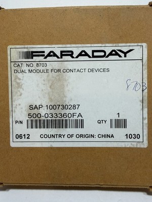 Faraday 8703 Contact Device Dual Module