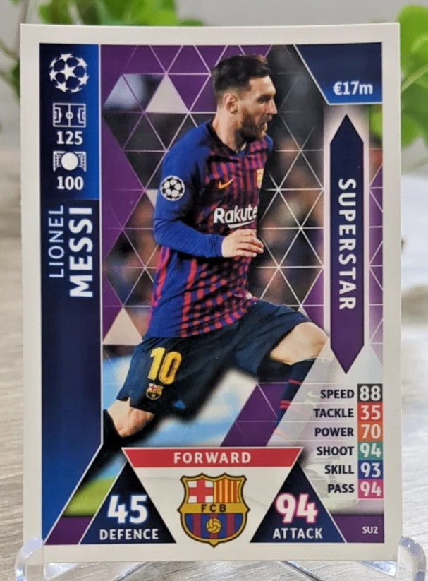2018-19 Topps UEFA Champions Match Attax - Lionel Messi #SU2 for