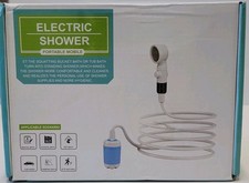 Portable Electric Camping Shower 4000mAh Pump NEW