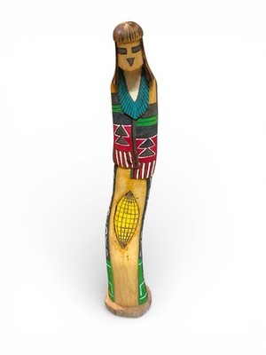 Kachina Hopi handgeschnitzte Maisjungfer signiert von B. Charley 15 Zoll groß