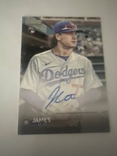 2023 Stadium Club James Outman On-Card AUTO Autograph #SCBA-JO Rookie RC Dodgers. rookie card picture
