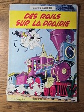 Lucky Luke Des rails sur la prairie Dupuis Morris BD ancienne état moyen