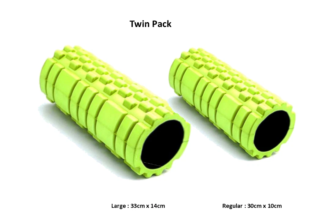 Twin Foam Fitness Roller Deep Tissue Massage Grid Muscle Trigger Point Muscles
Opens in a new window
