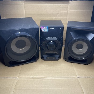 Sony MHC-ECL99BT Bluetooth Home Audio System Receiver Sub Speaker Tested 