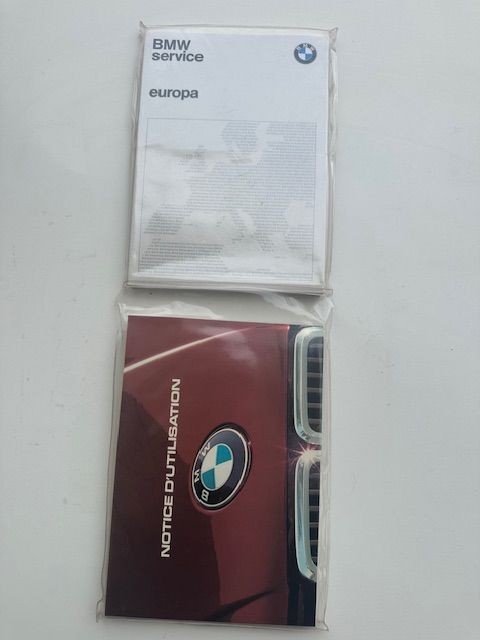 Notice BMW Série 3 E30 avec manuel d utilisation et carte Europe en français
