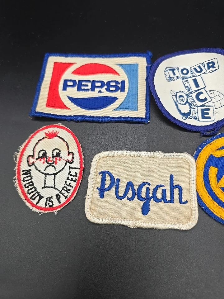 Vintage Patch Lot of 5 Pepsi Military Service Worker 3 Inches - Image 3 of 4