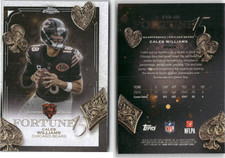 2025 Topp Chrome Football Pick Card Complete ur Set VET RC REFRACTOR INSERT ONLY