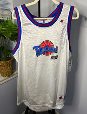 Champion Tune Squad Space Jam Bugs Bunny 1 Basketball Jersey XL White