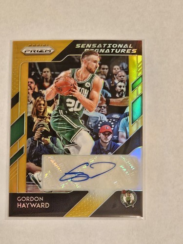 Gordon Hayward #SS-GHW 2018 Panini Prizm Sensational Signatures card