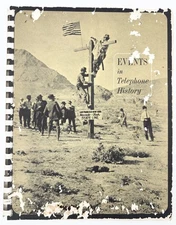 Events In Telephone History AT&T Bell System Vintage 1965 Booklet