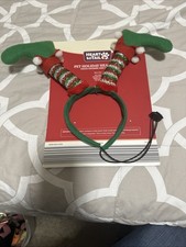 Heart to Tail Pet Holiday Elf Headband Christmas Dog Cat Costume   New