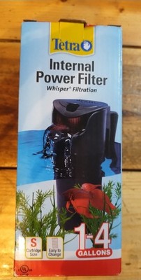 Tetra Whisper Internal Power Filter for 1-4 Gallons - Small Cartridge - Open Box