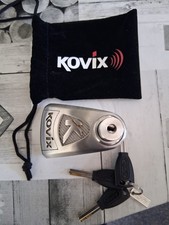 KOVIX KAL 14mm MOTORCYCLE MOTORBIKE BIKE SCOOTER DISC LOCK 120db ALARM