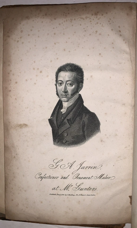 1820, 1st Ed, JARRIN, THE ITALIAN CONFECTIONER, COMPLETE ECONOMY OF DESSERTS - Image 4 of 4