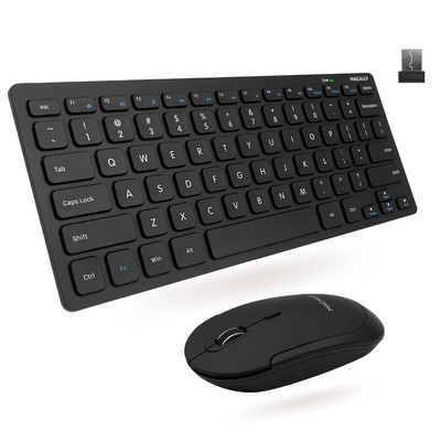 Wireless Keyboard and Mouse Combo  an Essential Work Duo  2.4G Compact Wireles