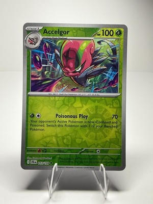 Accelgor 013/159 SV09: Journey Together Uncommon Reverse Holo Pokemon TCG NM