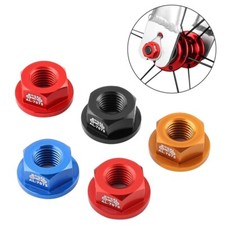 x2 Bike Hub Axle Bolts M8 Set Of 2 Flange Bike Wheel Lock Nuts Screws UK Stock