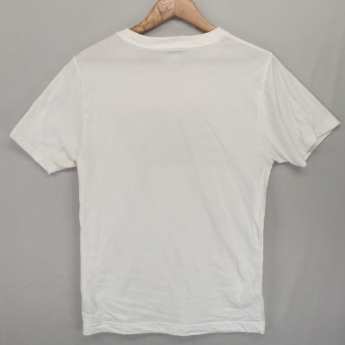New Balance NB T-shirt Shirt Short Sleeve White Large Logo Graphic Running M Men - Picture 10 of 12