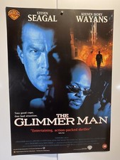 The Glimmer Man. Steven Seagal. Original UK Video Shop Poster.