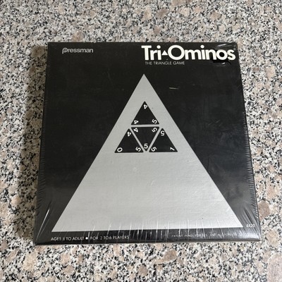 Vintage 1968 Pressman Tri Ominos The Triangle Game - New