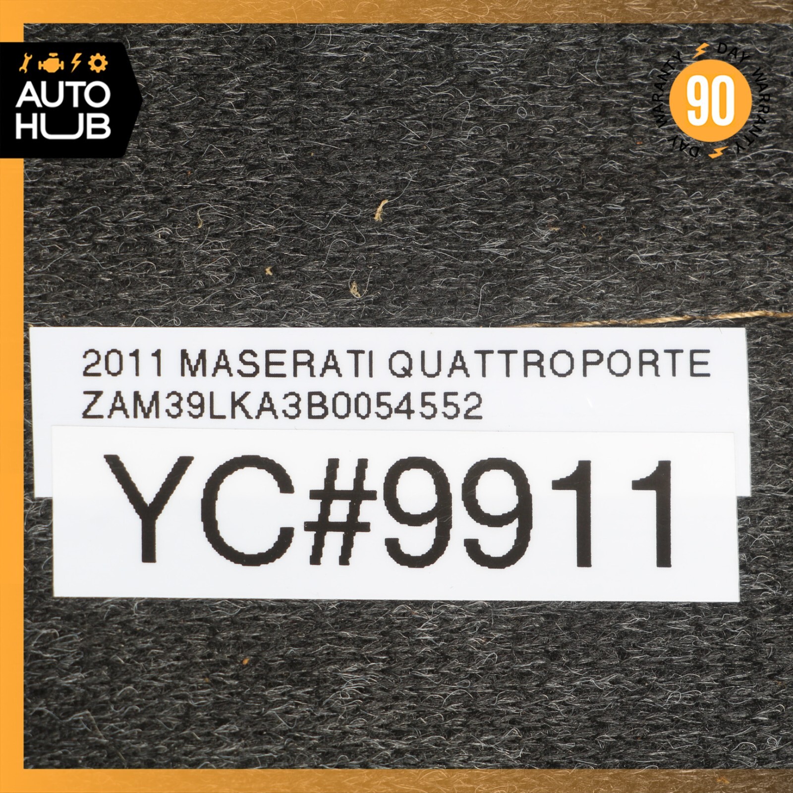09-13 Maserati Quattroporte S M139 Rear Center Console Arm Rest Armrest OEM