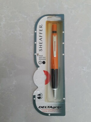 Sheaffer DELTAgrip Mechanical Pencil 0.7mm Orange, New on card.