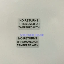  Warranty Sticker No Return If Removed orTempered 20 x10mm void sticker 500PCS