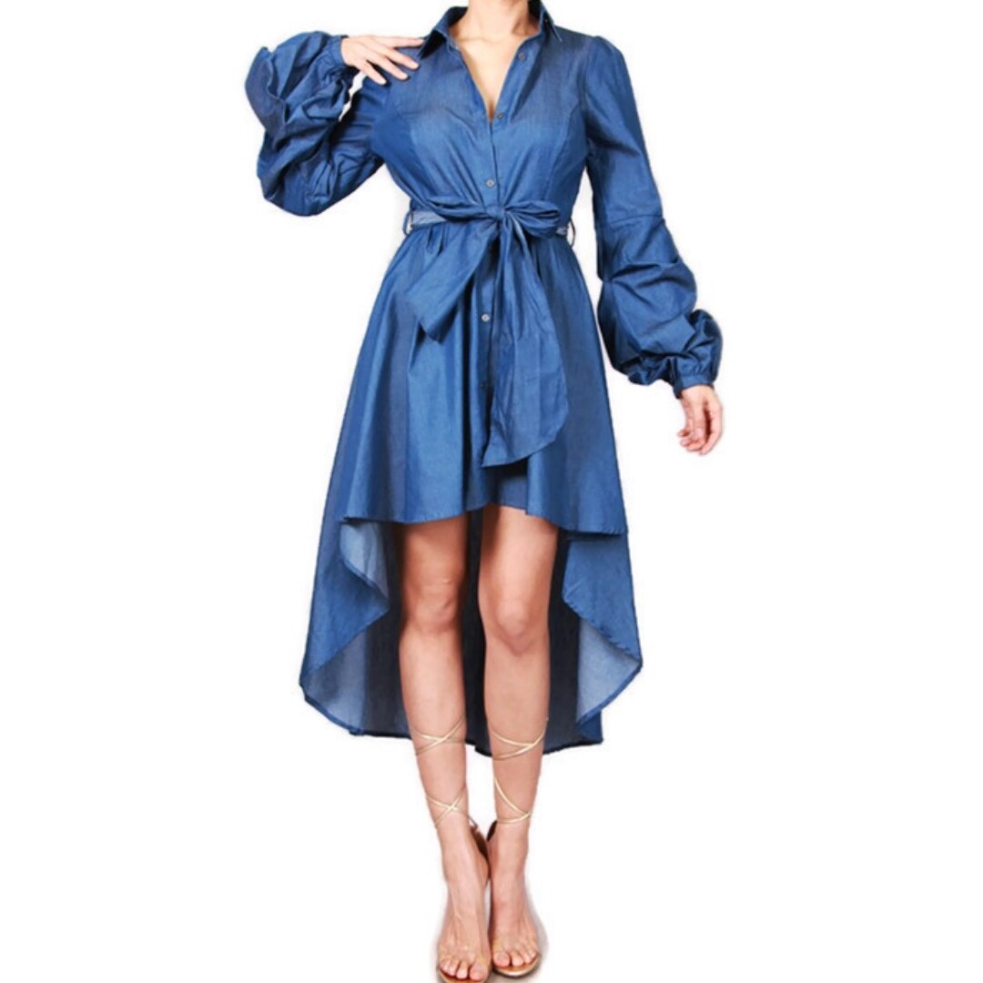 low high shirt dress