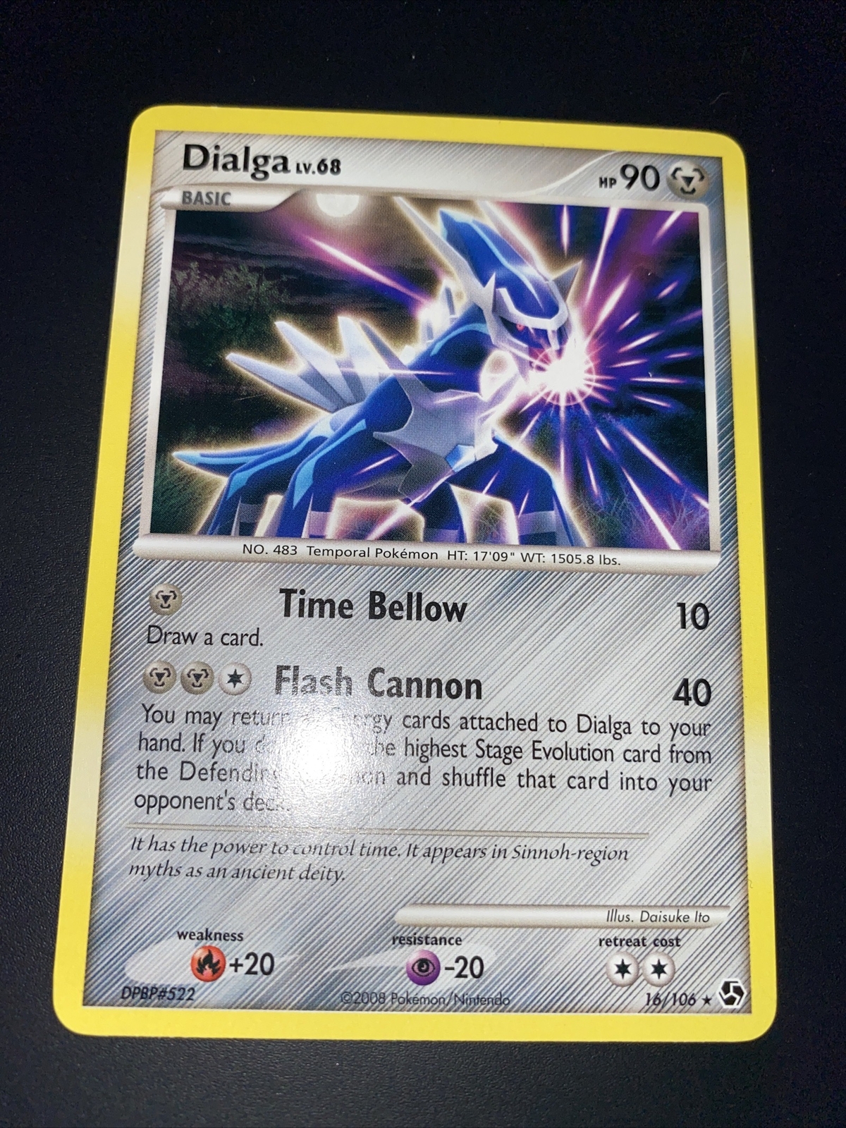 Pokémon TCG Dialga Great Encounters 16 Regular Rare