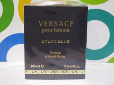 VERSACE ~ DYLAN BLUE EAU DE PARFUM SPRAY ~ 3.4 OZ
