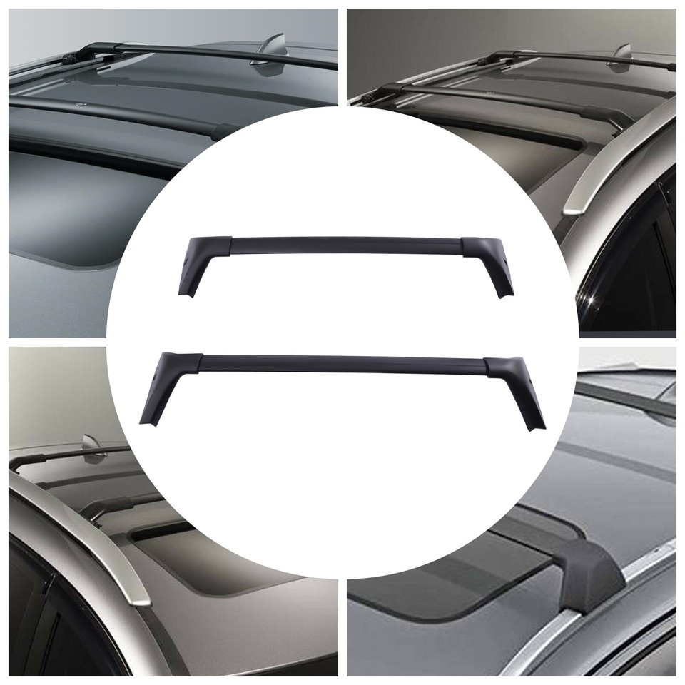 Roof Rack Cross Bar Crossbars Top Rail Luggage Black For 20212022