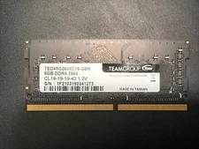 Team Group 8gb RAM 2666mhz
