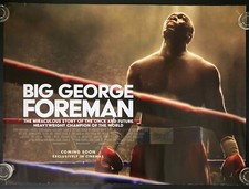 Big George Foreman Original Quad Movie Cinema Poster Khris Davis 2023