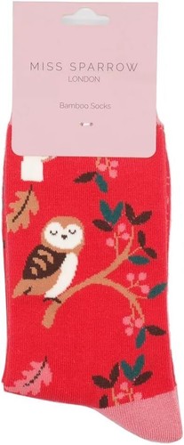 Miss Sparrow Socks Woodland Collection Bamboo Blend Badger Fox Owl Squirrel - Picture 37 of 47