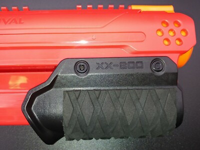 FOR Nerf Rival Takedown Blaster Foam Priming Grip Padded Sticker Mod Black