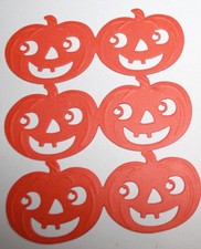 5 JACK O LANTERN PUMPKIN LAYER ANNA GRIFFIN cardstock paper die cut HALLOWEEN
