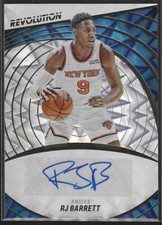 RJ Barrett 2022 Panini Revolution #A-RJB Fractal Auto /100 SP
