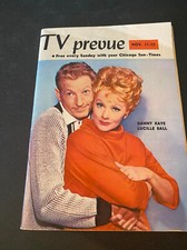 TV Prevue Chicago Sun Lucille Ball cover 11/1962