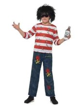 Boys Deluxe Ratburger Costume DAVID WALLIAMS Kids Child School BOOK WEEK