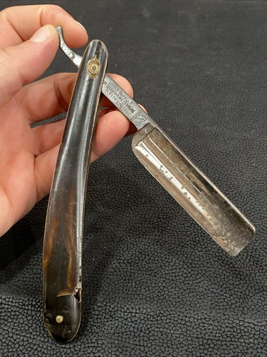 WOOLF BAKALAR Claremont BRONX NYC Extra Fine Temper STRAIGHT RAZOR Full Hollow