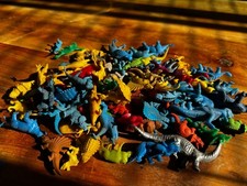 Dinosaur Toy Lot   62 Marx Prehistoric  28 Rubber  3 Vintage Extras   93 Total