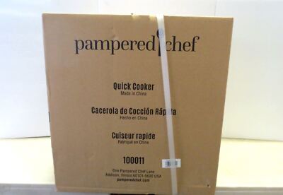PAMPERED CHEF QUICK COOKER #100011 6 QUART BRAND NEW IN BOX SEALED
