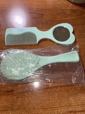 Vintage Stanley home products girls toddler baby brush comb set