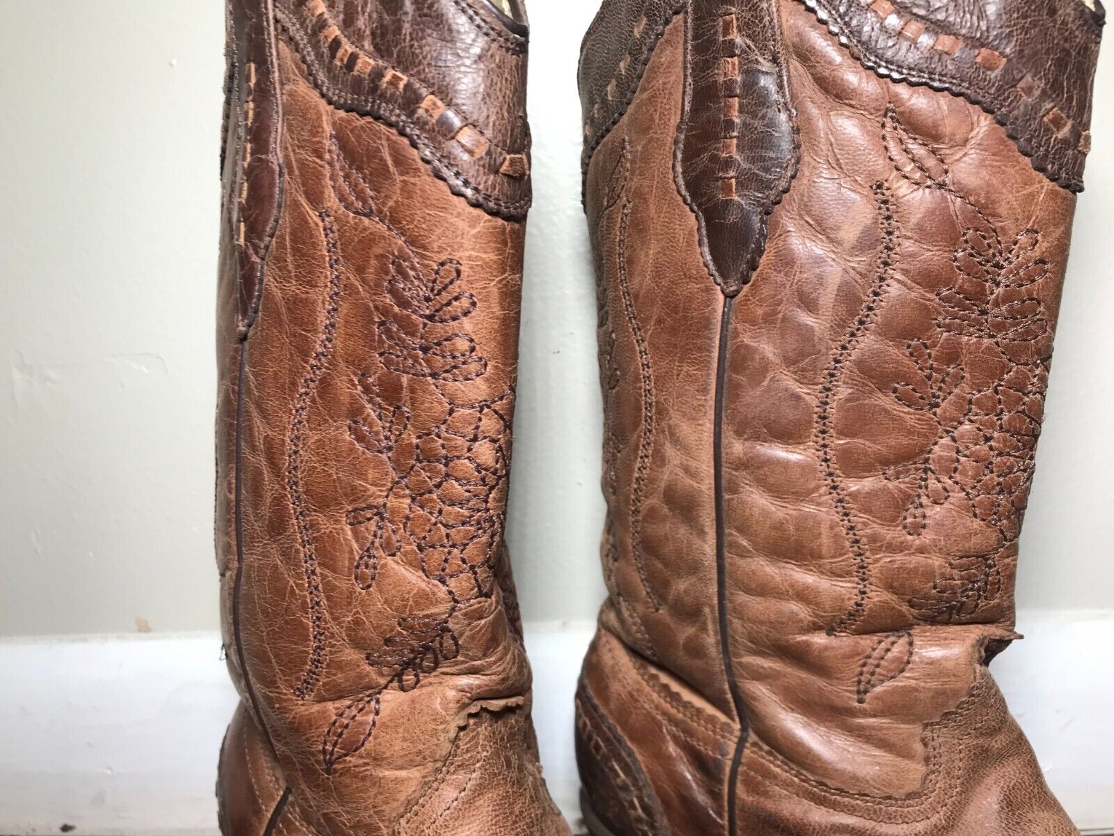 Corral A2500 Leather Cowboy Boots Embroidered Wes… - image 5