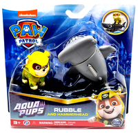 Paw Patrol Aqua Pups Figur Rubble And Hammerhead