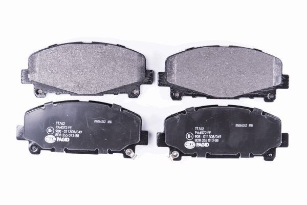 Hella 8DB 355 013-881 Bremsbelagsatz, Scheibenbremse FüR Honda-image